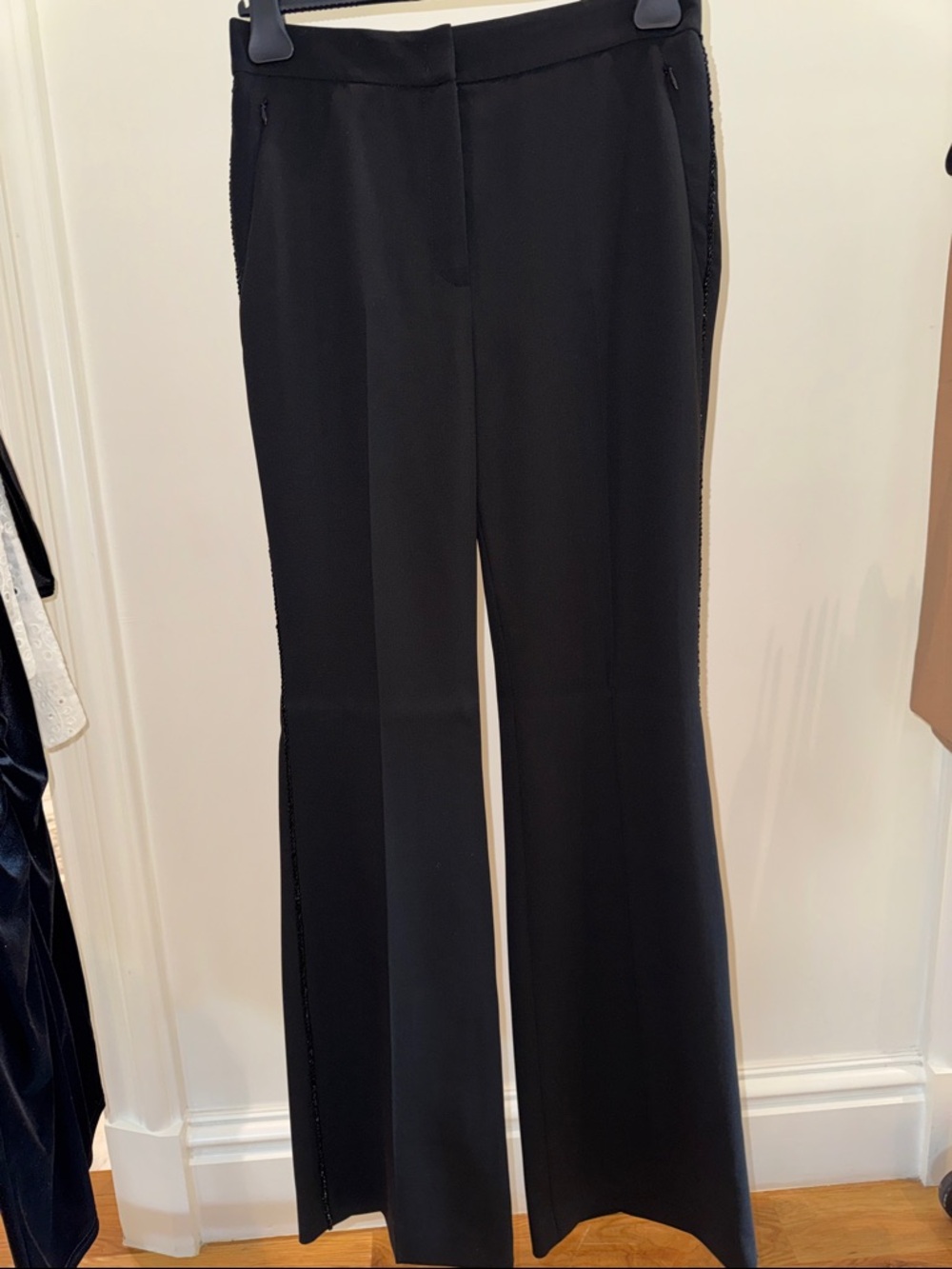The Row Black Boot-Cut Trousers